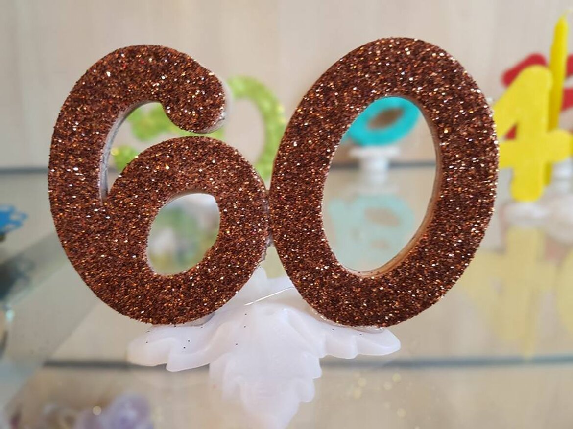 candela personalizzata 60