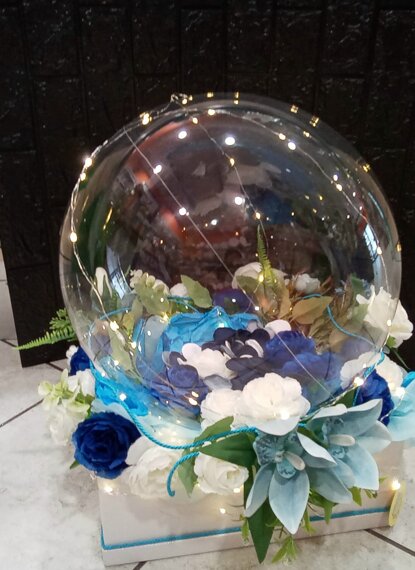 pallone a bolla blu