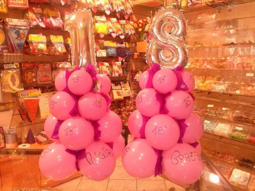 allestimenti palloncini18 anni
