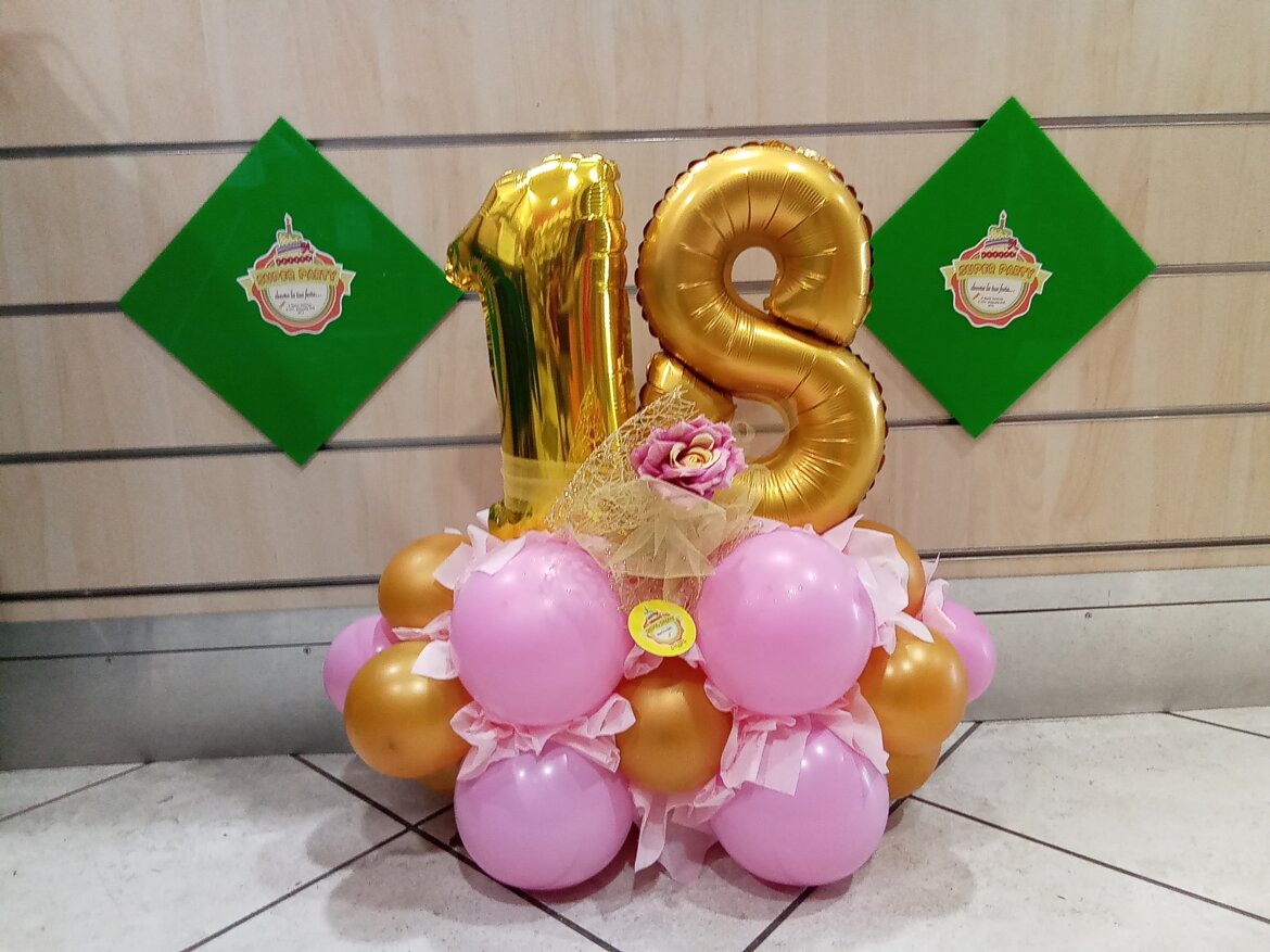 palloncino a numero 18 palloncino a numero 18