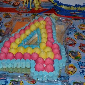 torta di caramelle numero 4