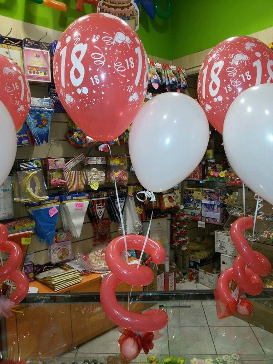 allestimenti palloncini18 anni
