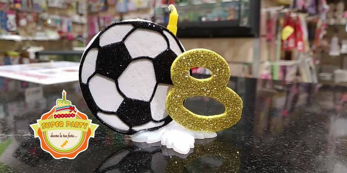 candela personalizzata 8 calcio