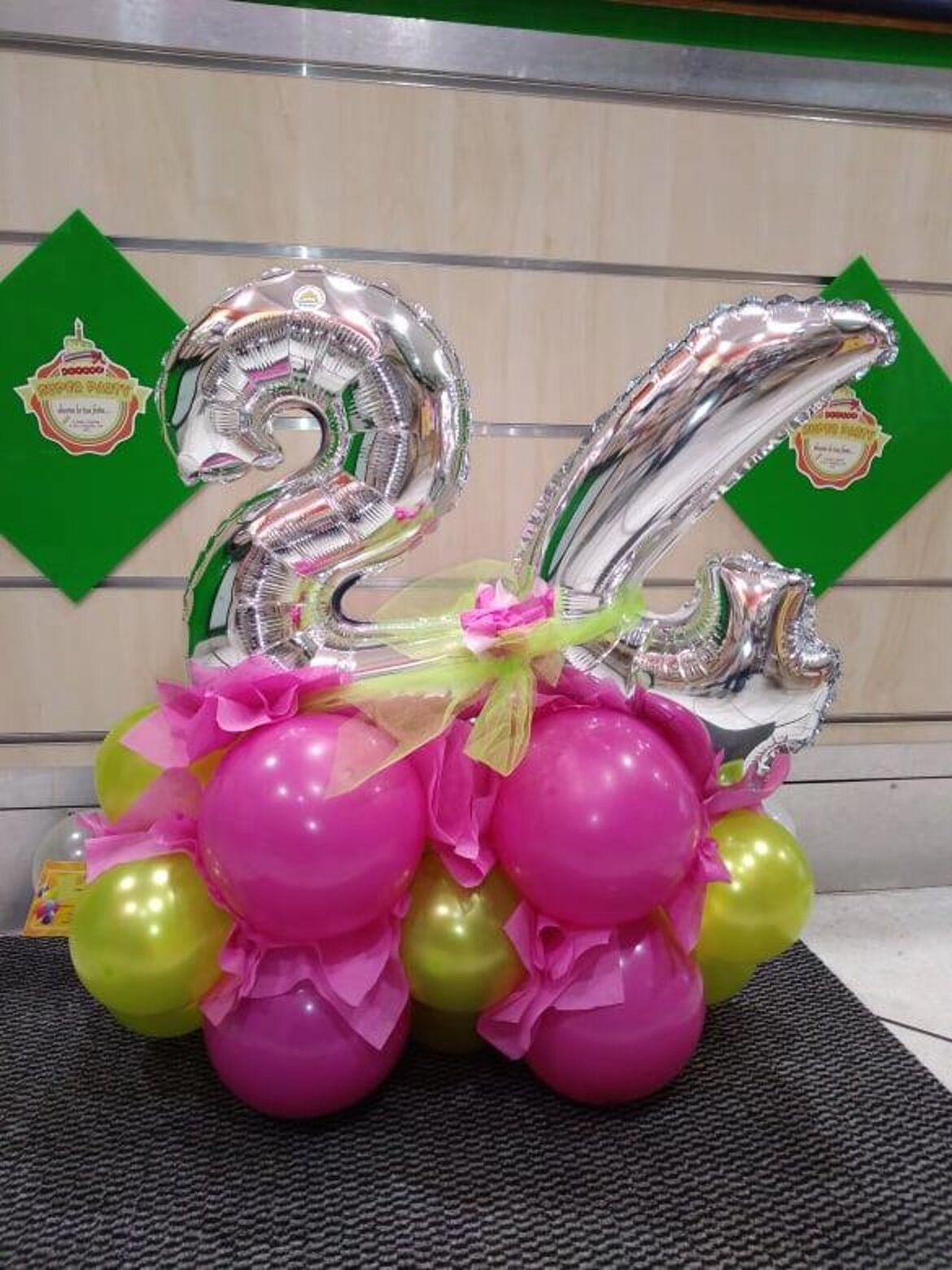 palloncino a numero 24 palloncino a numero 24