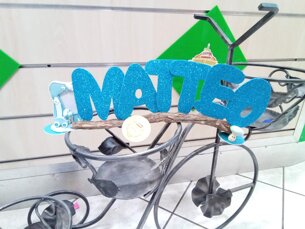 banner Matteo nome in gomma