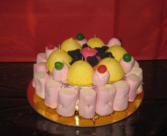 torta di caramelle