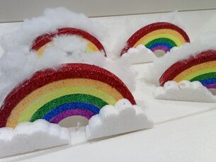 arcobaleno centrotavola arcobaleno centrotavola