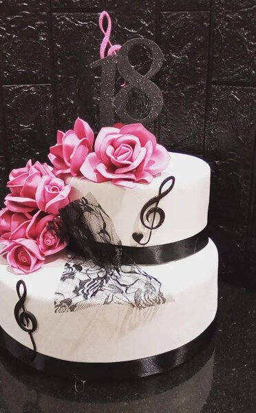 torta scenografica torta scenografica 18esimo rose