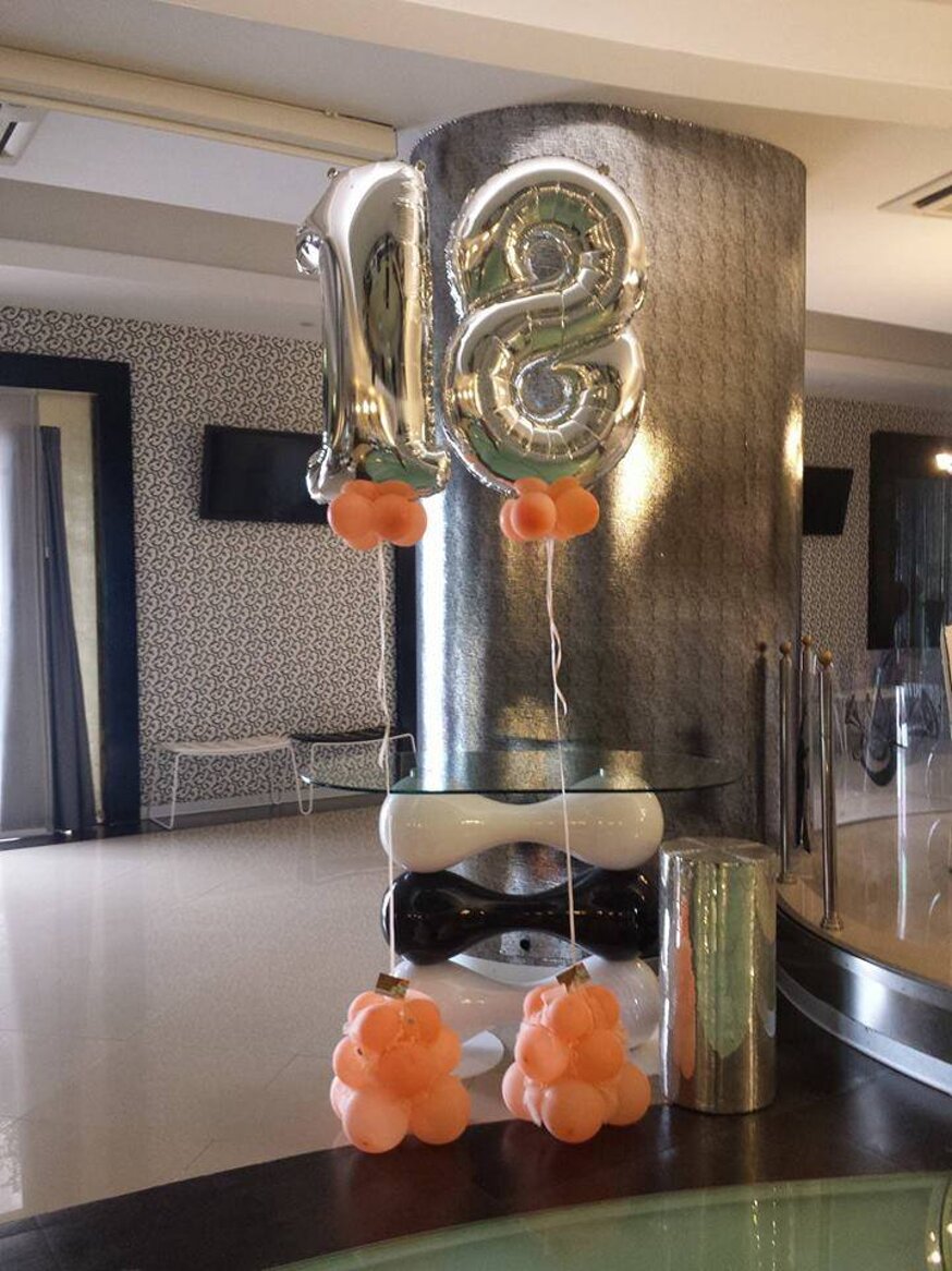 allestimenti palloncini18 anni