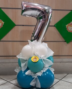 palloncino a numero palloncino a numero 7 mare