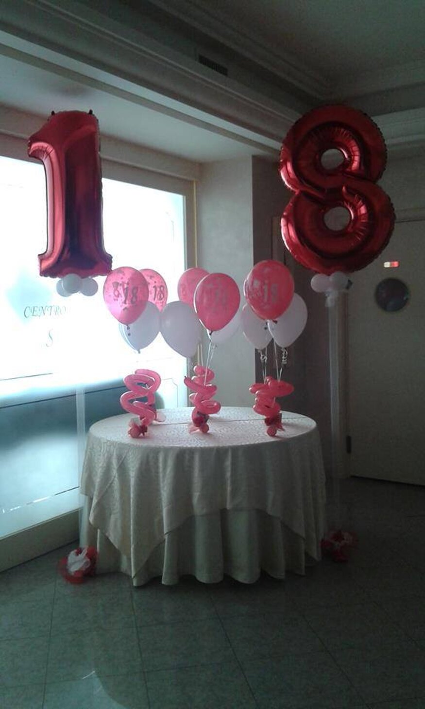 allestimenti palloncini18 anni