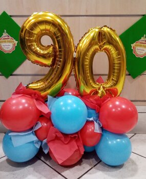 numero palloncino 90 numero palloncino 90 forza catania