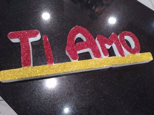 scritta ti amo scritta ti amo