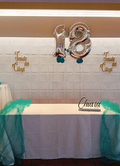 allestimento 18 anni