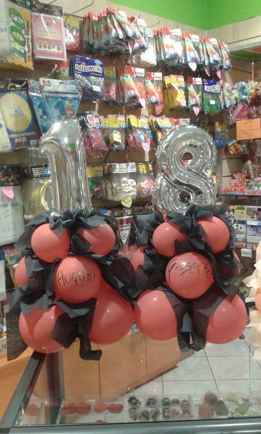allestimenti palloncini18 anni
