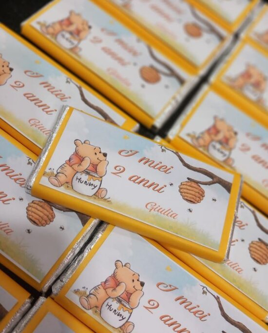 tavolette di cioccolato personalizzate