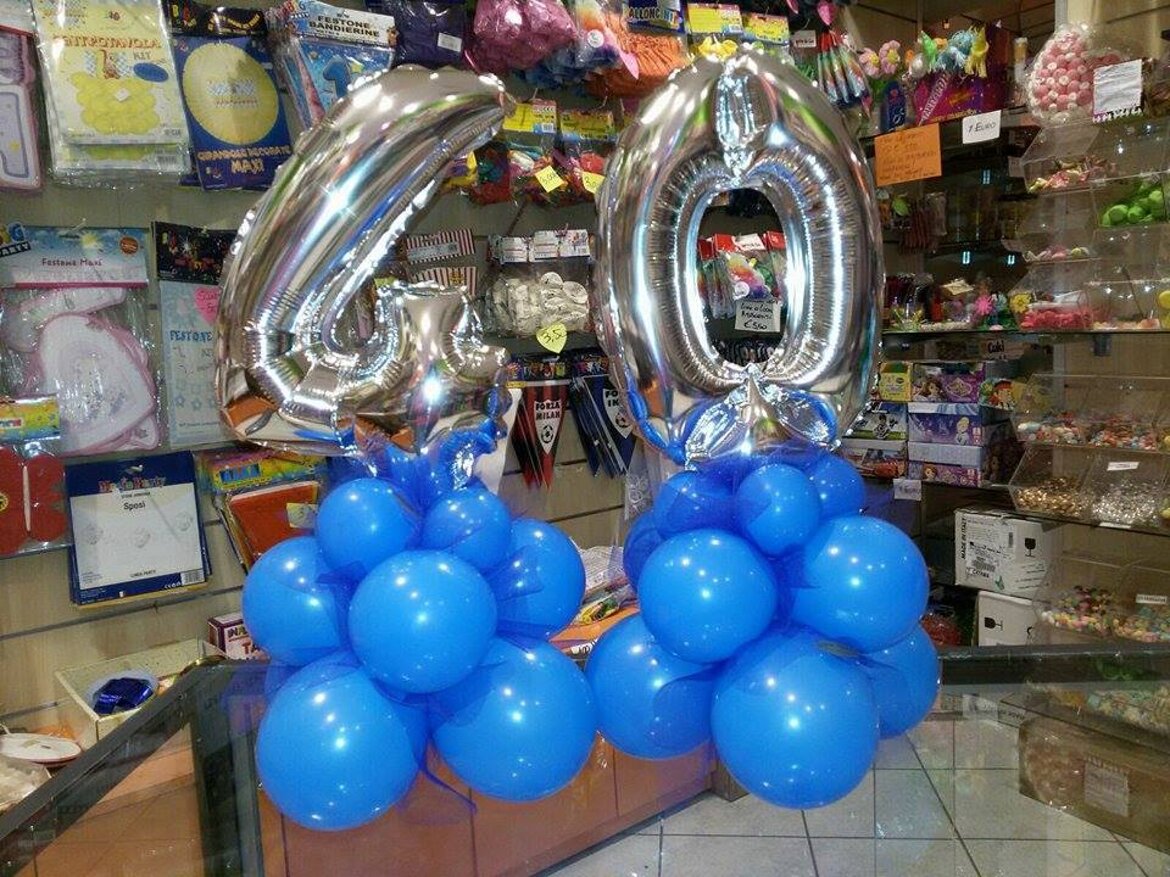 palloncino a numero 40 palloncino a numero 40