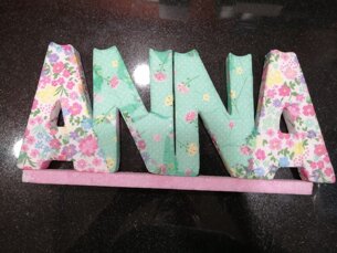 allestimento da tavolo nome anna allestimento da tavolo farfalle e nome Anna