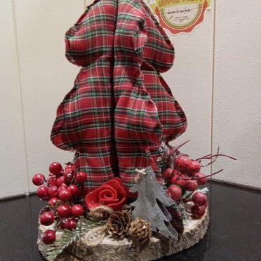 centrotavola albero natale SCOZZESE entrotavola albero natale SCOZZESE interamente realizzato a mano