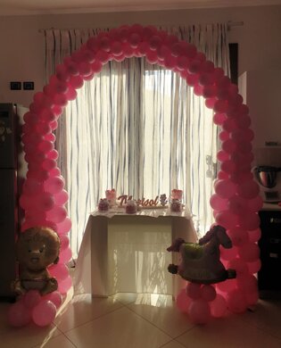 arco palloncini benvenuta arco palloncini benvenuta