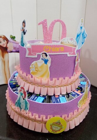 torta merende princess torta di merendine monoporzione princess