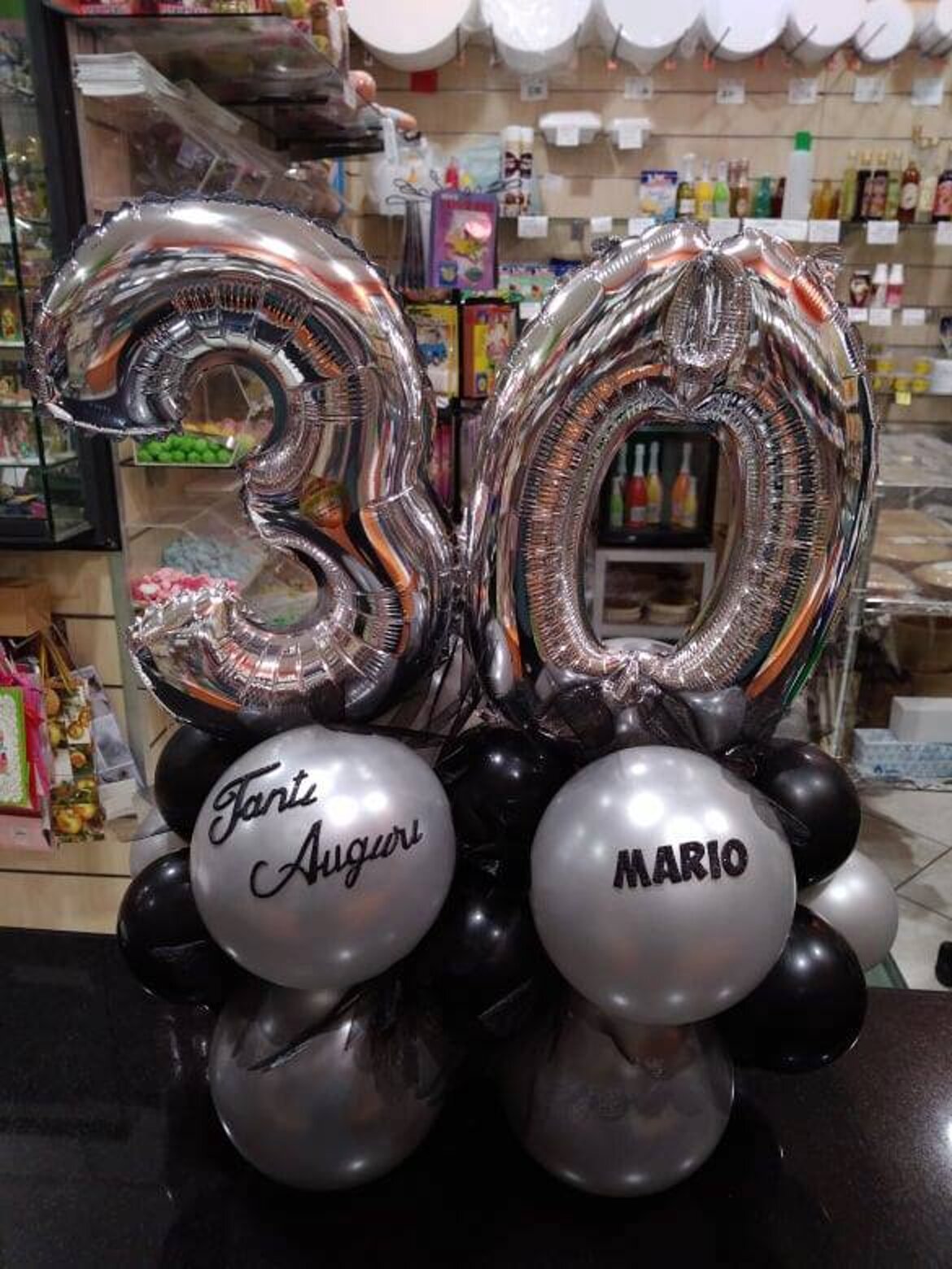 palloncino a numero 30 palloncino a numero 30