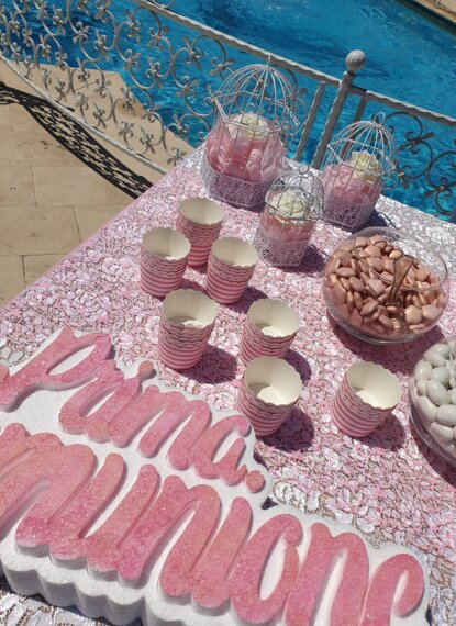 allestimento in villa prima comunione