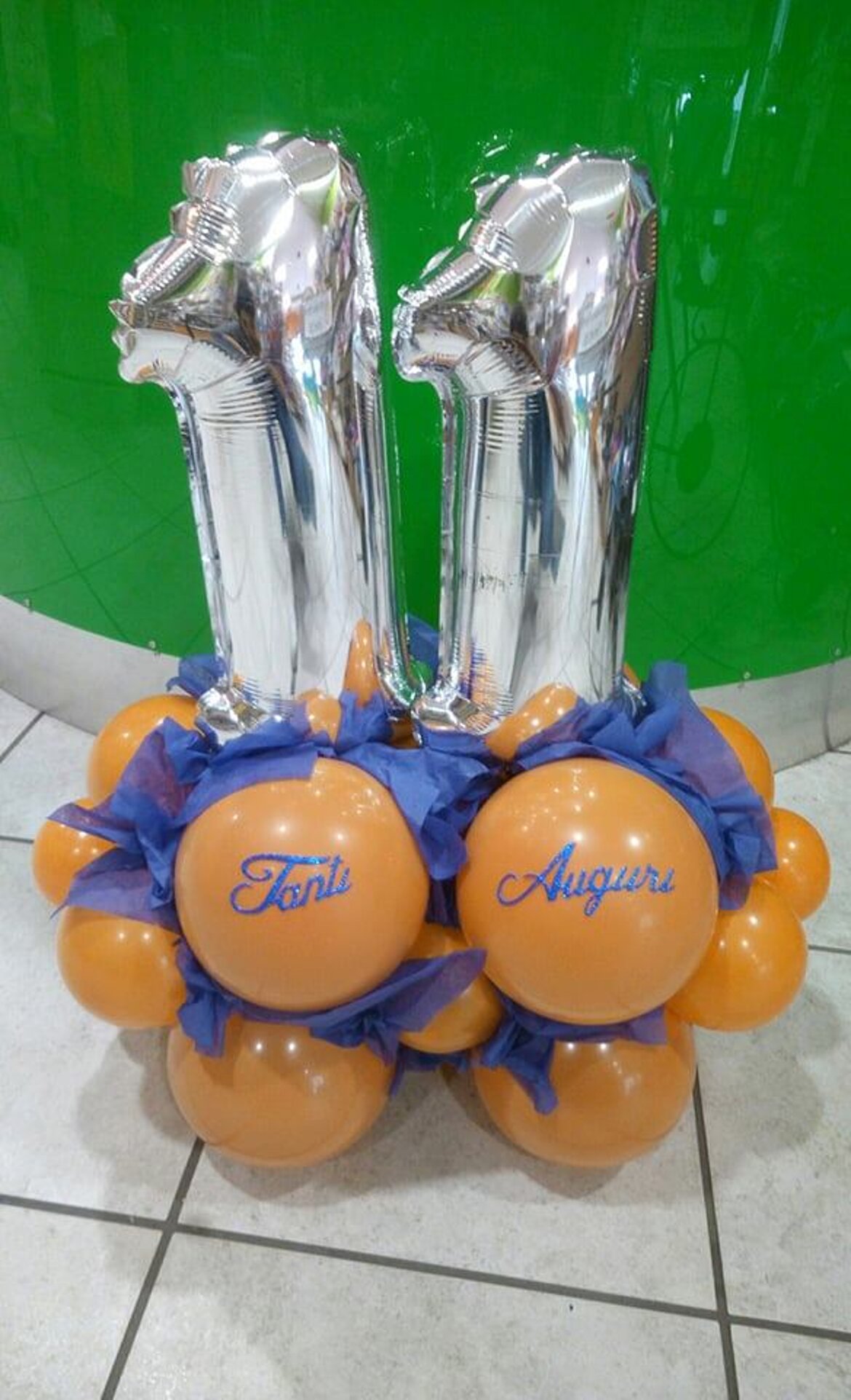 palloncino a numero 11 palloncino a numero 11