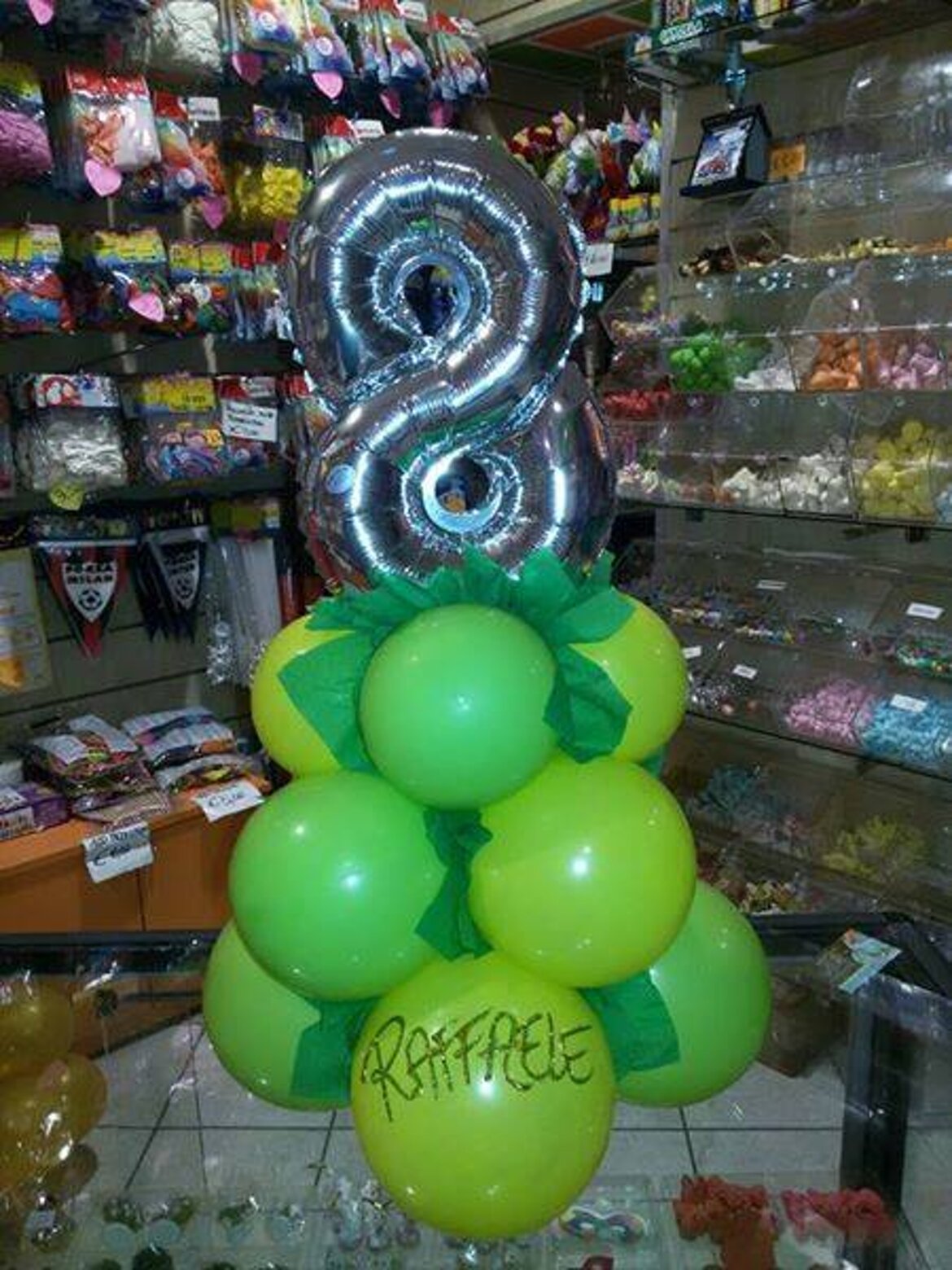 palloncino a numero 8 palloncino a numero 8