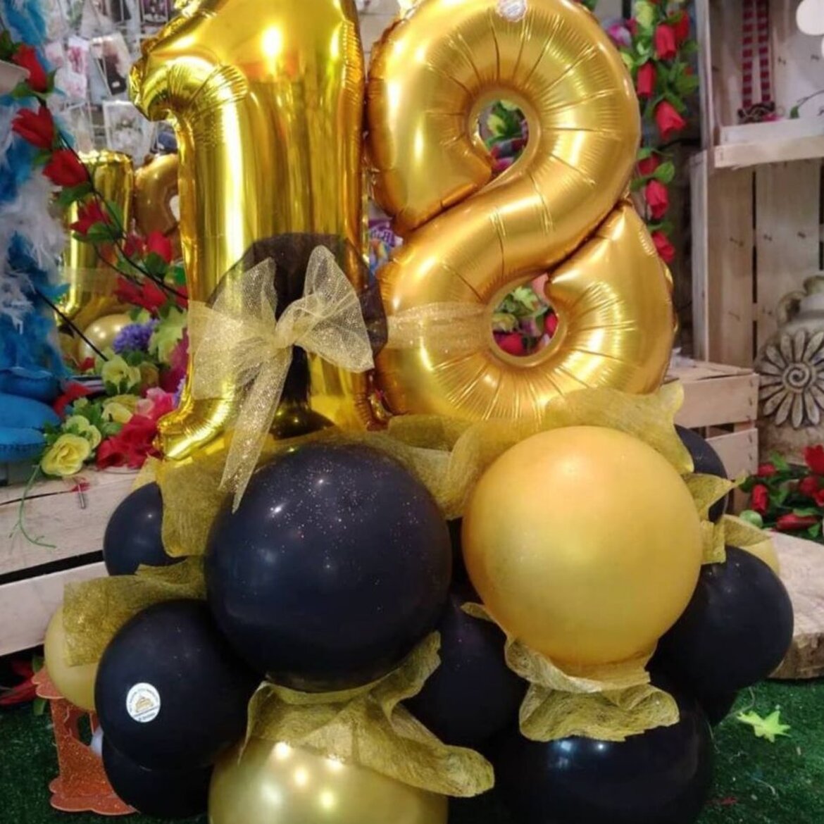 palloncino a numero 18 palloncino a numero 18