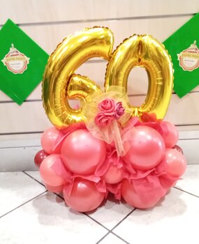 composizione palloncini 60 composizione palloncini 60