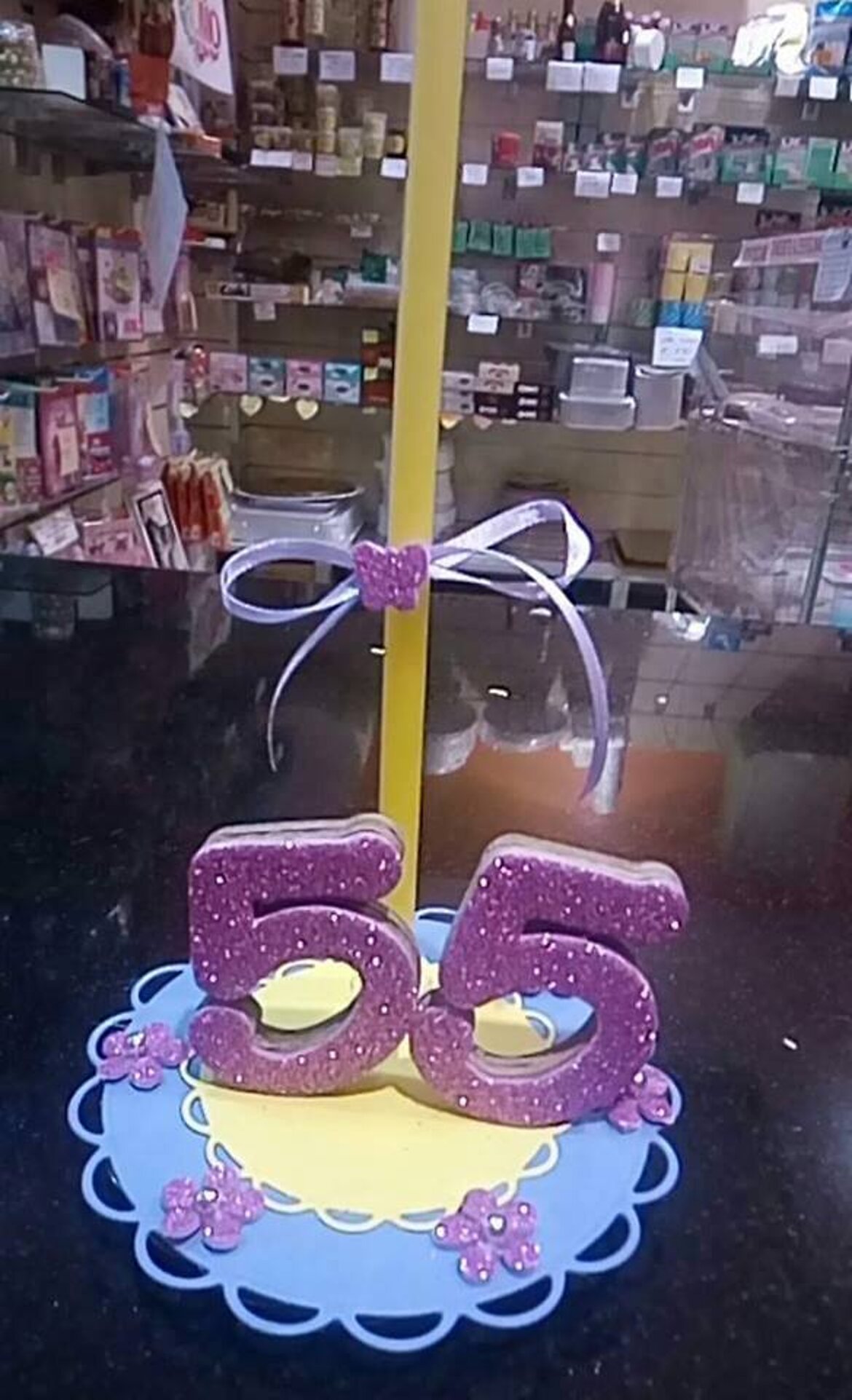 candela personalizzata 55