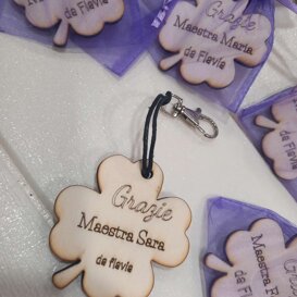 portachiavi con incisione