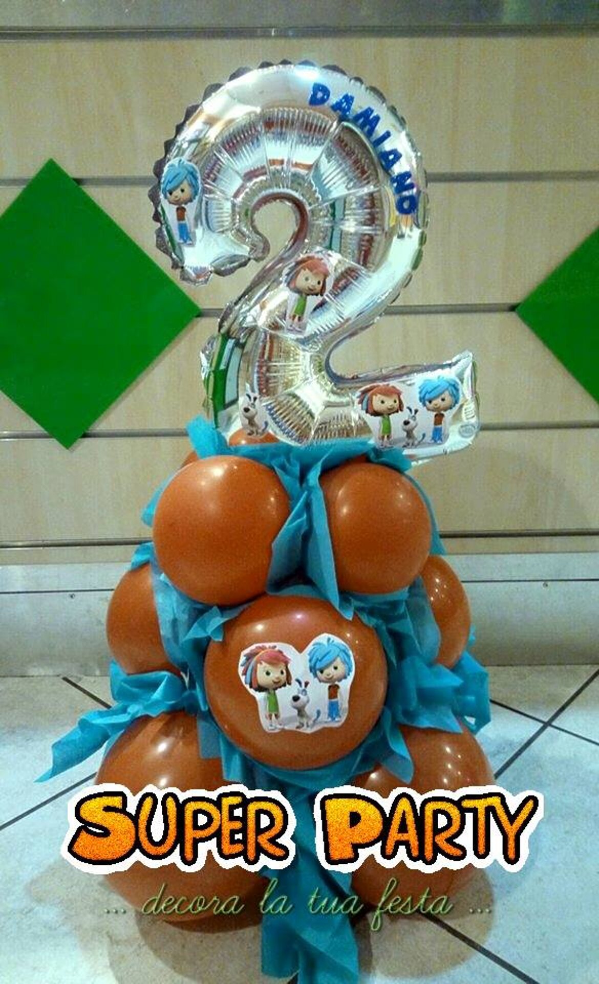 palloncino a numero 2 palloncino a numero 2