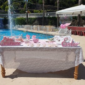 confettata tema comunione rosa confettata tema comunione rosa