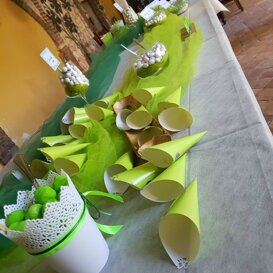 confettata tema comunione verde confettata tema comunione verde