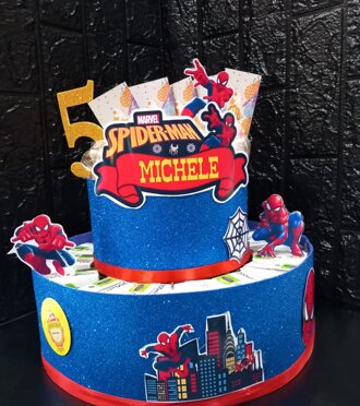 TORTA MERENDA SPIDERMAN TORTA MERENDA MONOPORZIONE