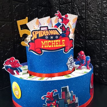 TORTA MERENDA SPIDERMAN TORTA MERENDA MONOPORZIONE