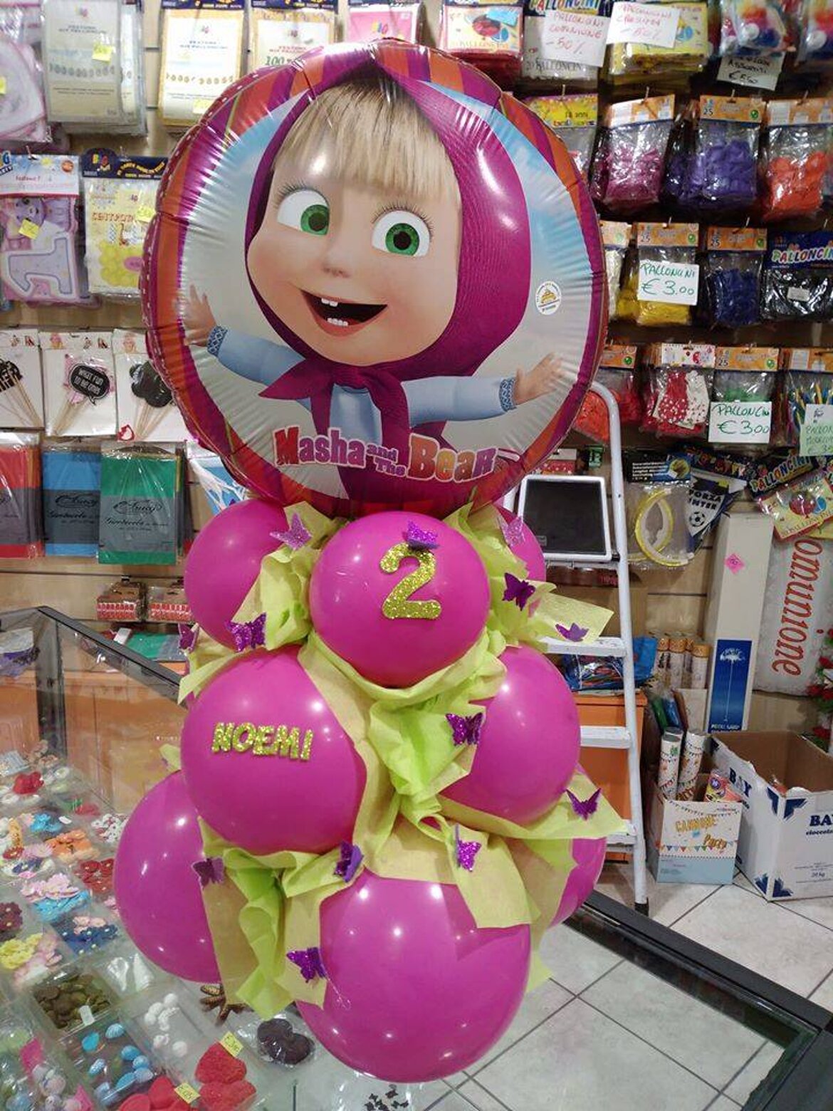 palloncini maschia e orso