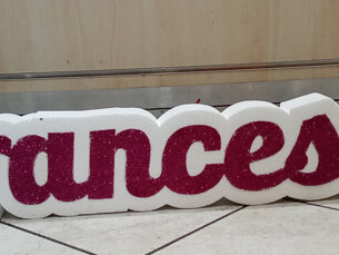 nome francesca in polistirolo nome francesca in polistirolo