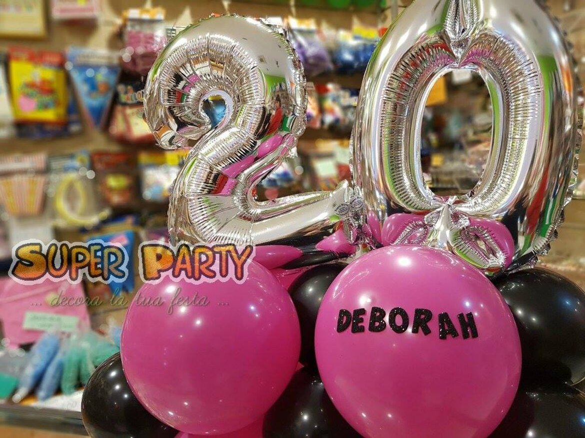 palloncino a numero 20 palloncino a numero 20