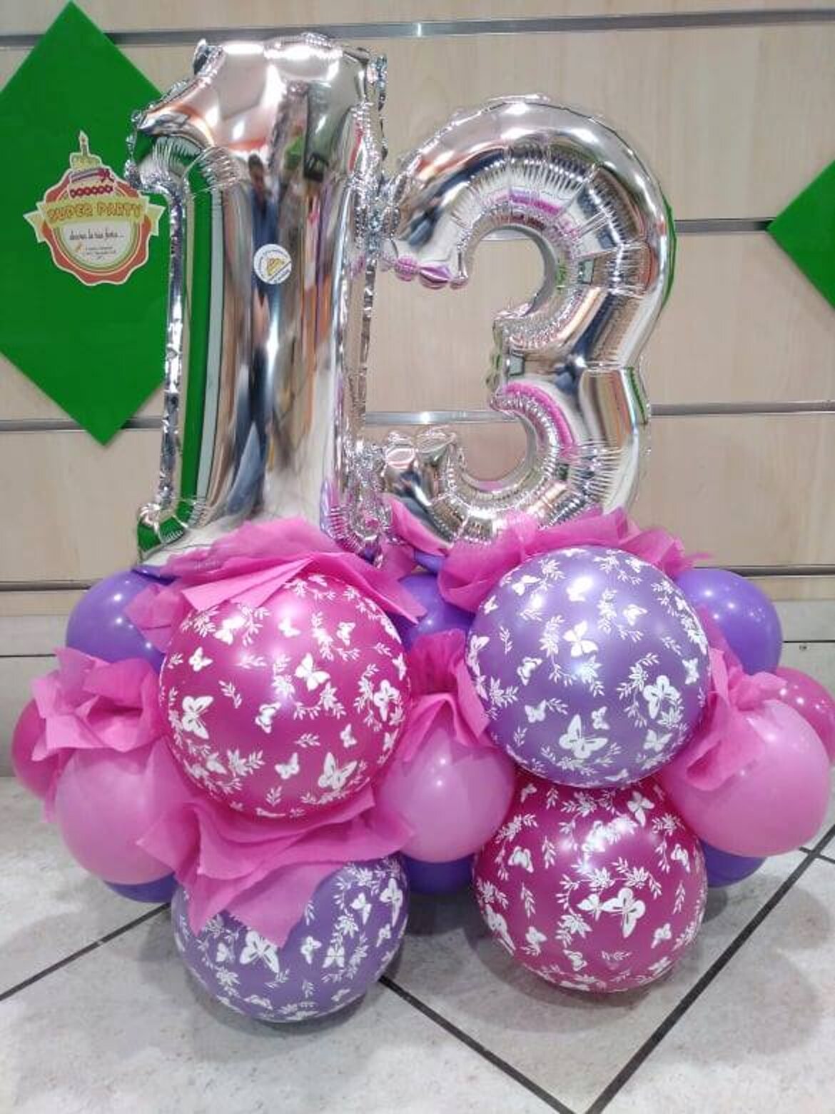 palloncino a numero 13 palloncino a numero 13