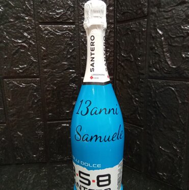 bottiglia personalizzata bottiglia personalizzata compleanno