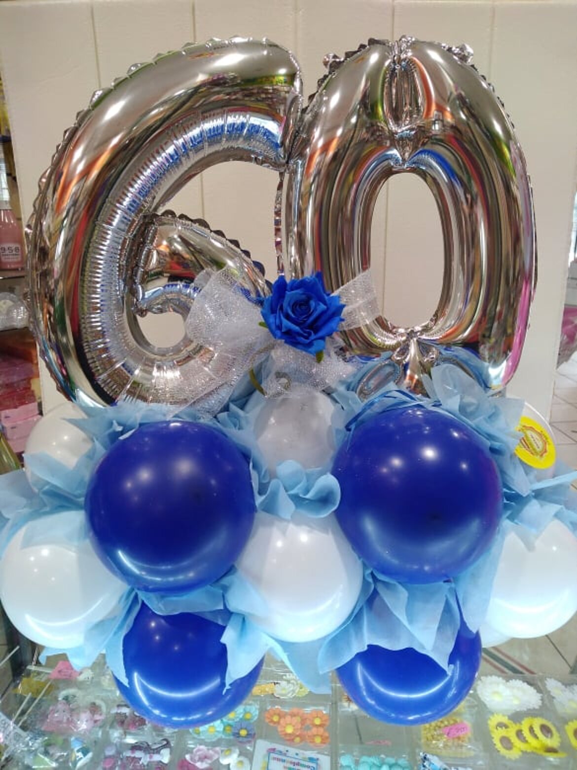 palloncino a numero 60 palloncino a numero 60