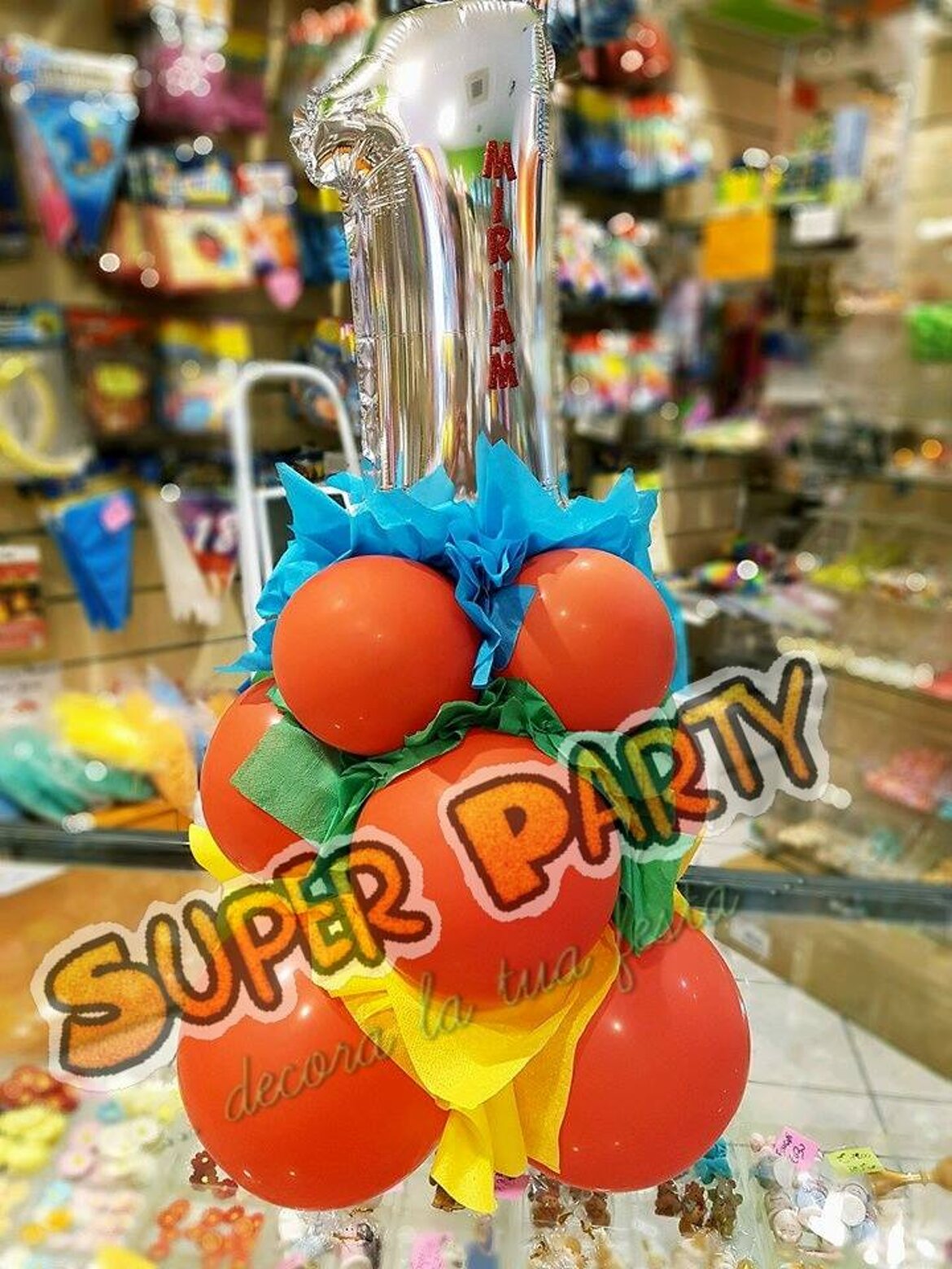 palloncino a numero 1 palloncino a numero 1