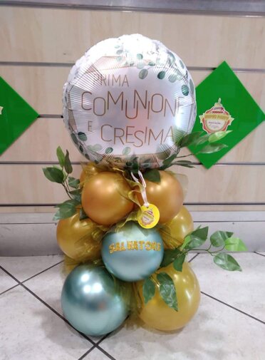 palloncino prima comunione e cresima