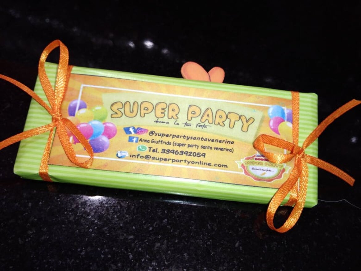 cioccolata personalizzata