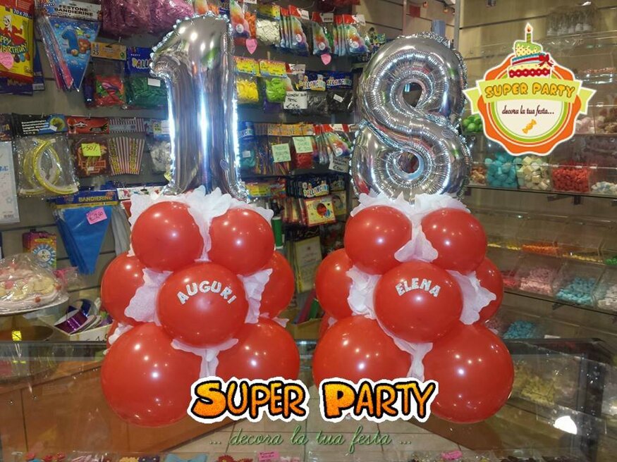 allestimenti palloncini18 anni