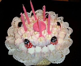 torta di caramelle