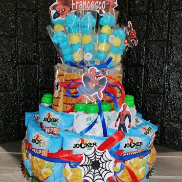 TORTA MERENDA uomo ragno TORTA MERENDA uomo ragno